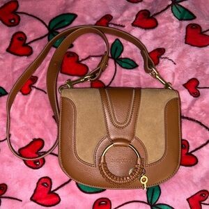 See by Chloe Chic Brown Leather Crossbody Bag NWOT